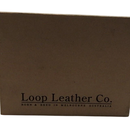 Loop Leather Wallets for Men, Chocolate - One Size