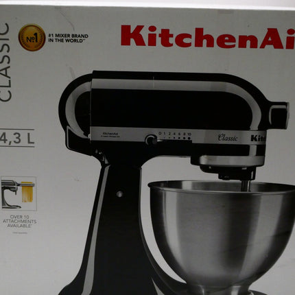 Kitchenaid KSM45 Classic Stand Mixer with Bowl - Onyx Black
