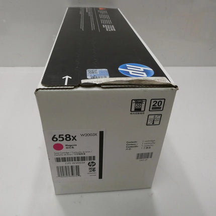 HP 658X High-Yield Magenta LaserJet Toner Cartridge