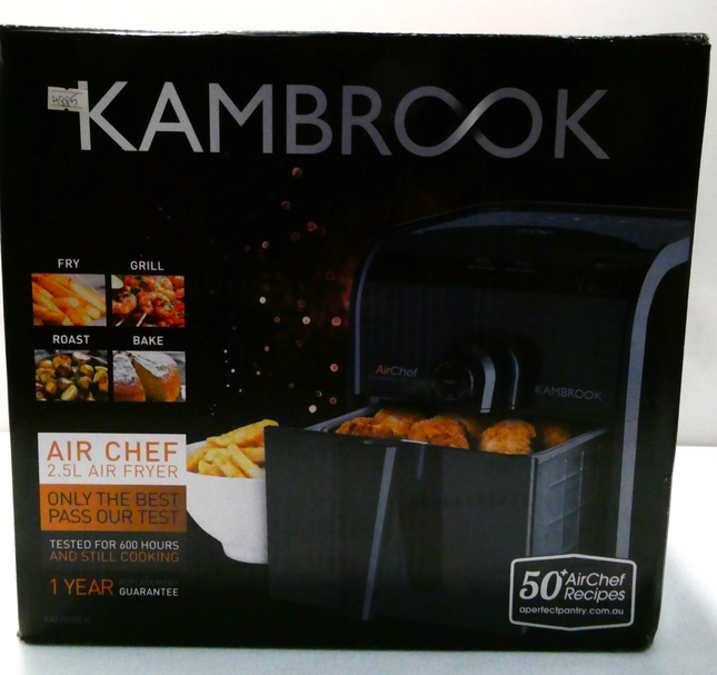 Kambrook Air Chef Frying Oven, Black, KAF200BLK