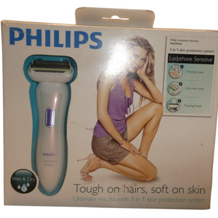 Philips HP6366 Rechargeable Lady Shaver with Skin Protection System