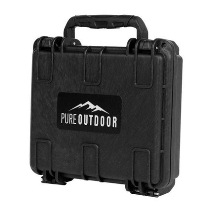 Monoprice Weatherproof Hard Case - With Customizable Foam, 7 x 6 x 2 Inch, Black
