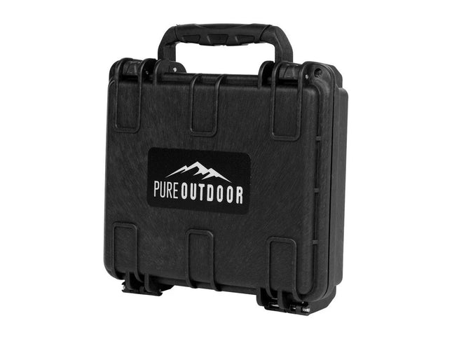 Monoprice Weatherproof Hard Case - With Customizable Foam, 7 x 6 x 2 Inch, Black