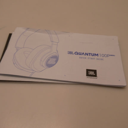 JBL Quantum 100P PS Version Headset, White Blue