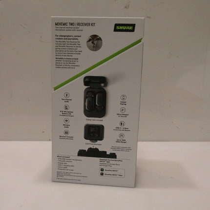 Shure MoveMic Two Receiver Kit - Black