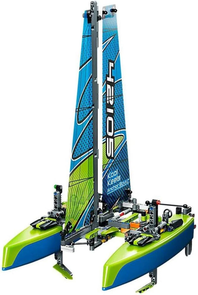 LEGO Technic Catamaran 42105 Model Sailboat Building Kit (404 Pieces)