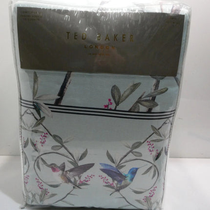 Ted Baker Highgrove 2-Piece Cotton Sateen Comforter Set w/Shams, Twin Mint Green