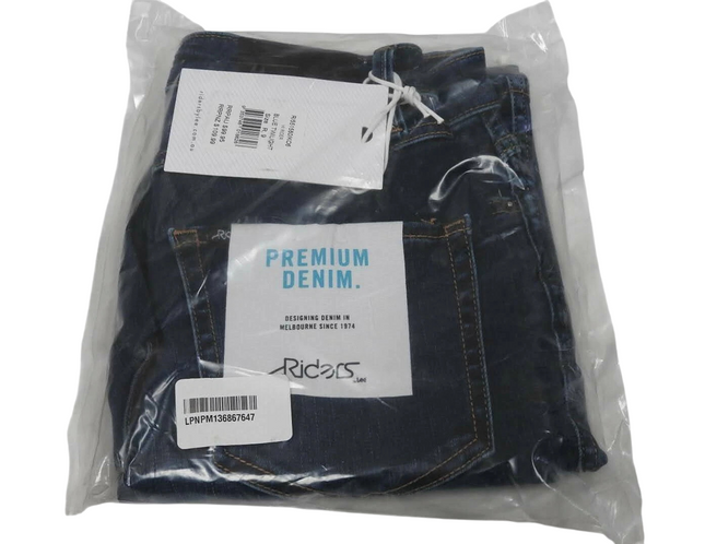 Riders by Lee Women's Hi Rider Jeans, Blue Twilight, R-9