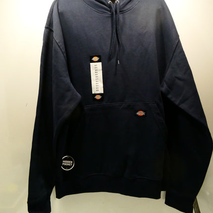 Dickies Men's Pullover Fleece Hoodie, Dark Navy, Medium