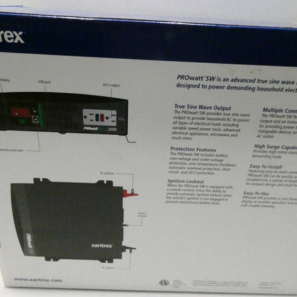 Xantrex Prowatt SW2000 2000W True Sinewave Inverter Model# 806-1220