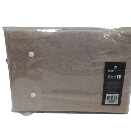 Bambury BedT Sheet Set, Single, Cappuccino
