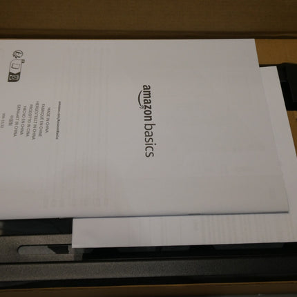 Amazon Basics Low Profile TV Wall Mount with Horizontal Post Installation Leveli