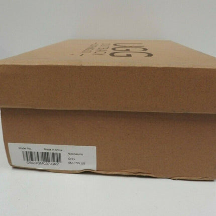 UGG Outback Slippers Moccasins Grey OBUGGMC 07-Gry, US 6M, 7W