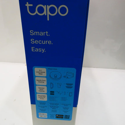 TP-Link Tapo RV30C Mop Robot Vacuum Cleaner, Suction Power 4200Pa, LiDAR Naviga