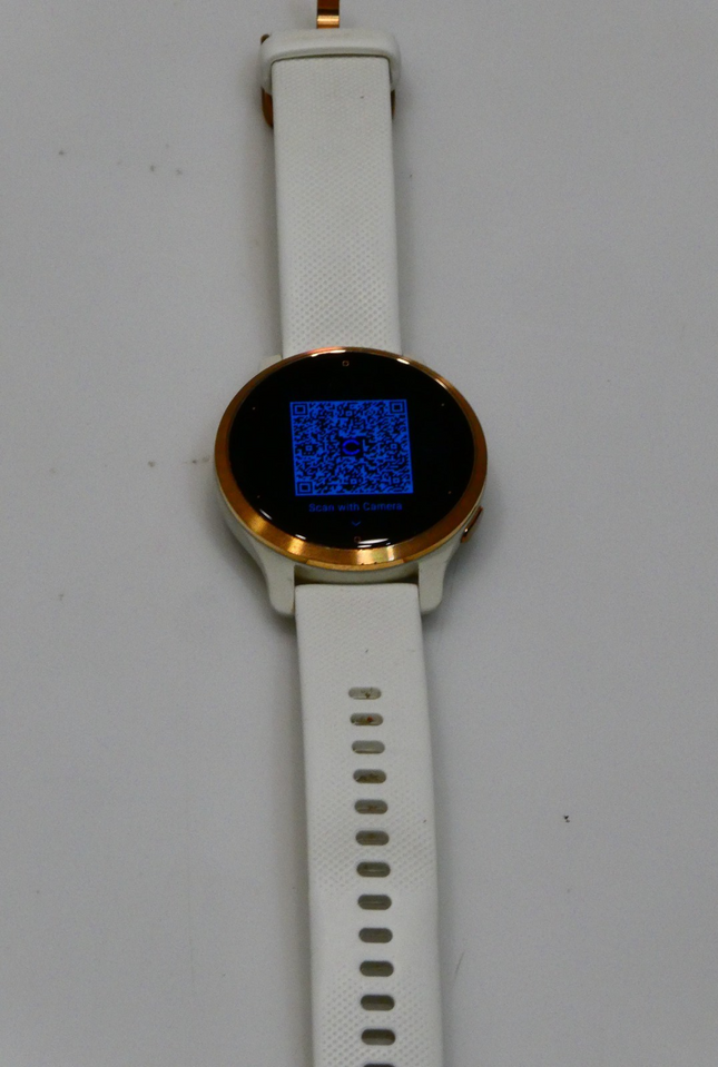 Garmin Venu 2S, GPS Fitness Smartwatch, Rose Gold Stainless Steel Bezel with Whi