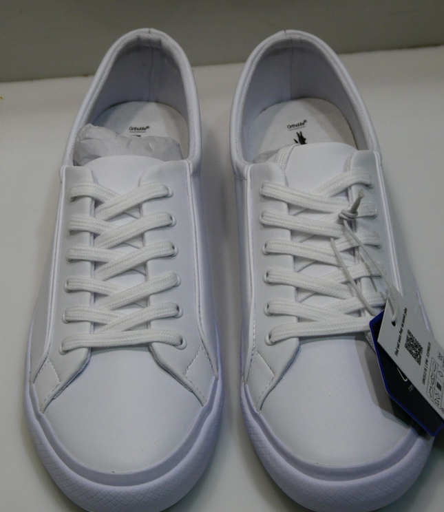 Lacoste Women's Lancelle BL 1 CFA SPW Sneaker, White, Size - 8 US