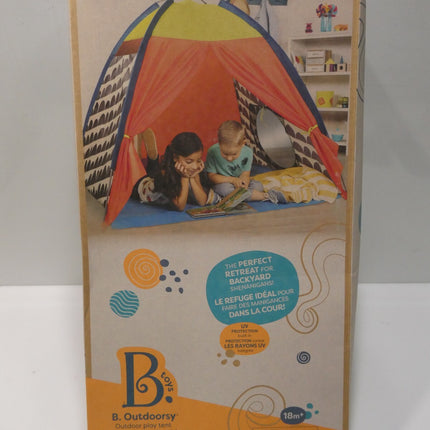 B. toys Indoor and Outdoor Play Tent Garden - Children's Tent with Tent Transpor