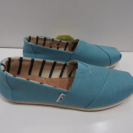 TOMS Women's Heritage Canvas Original, Marine Blue Heritage Canvas - 7 US