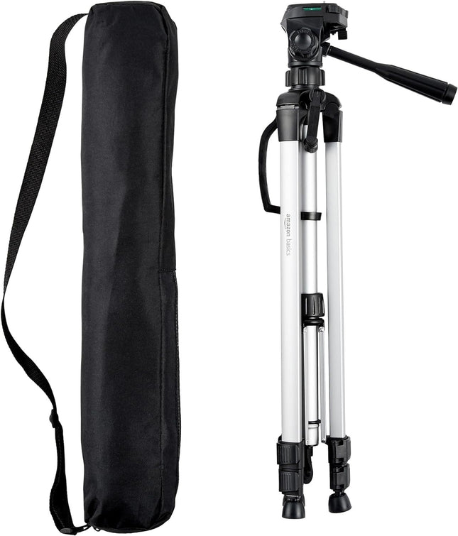 Amazon Basics 152cm Lightweight Tripod with Bag