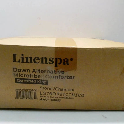 Linenspa AllSeason Reversible Down Alternative Quilted Comforter Oversized King