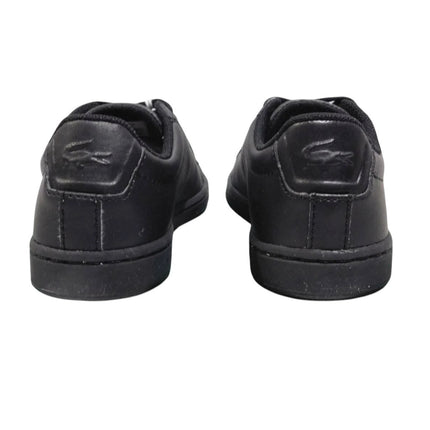 Lacoste Carnaby EVO 118 4 Kids Fashion Shoes, Black/Black - 11 US
