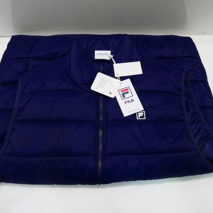 FILA Unisex Adult's Aldo Uni Puffer Jacket, New Navy, Large