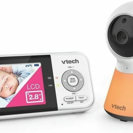 VTech BM3350N 2.8" Full Colour Video Baby Monitor with Night Light, 2-Way Talk,
