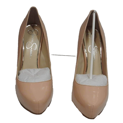 Jessica Simpson Women's Parisah Platform Heel Pumps, Sand Dune, 9 M US