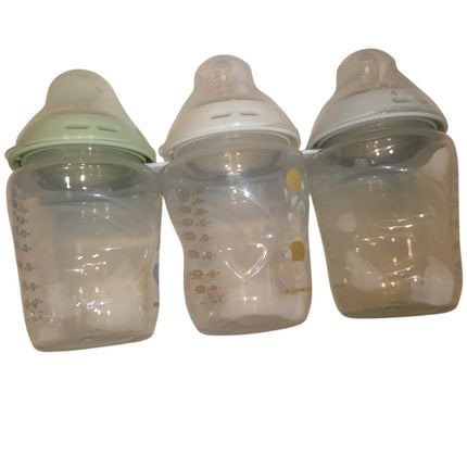 3 Pack Tommee Tippee Natural Start Decorated Baby Bottles 0+ months 260 ml