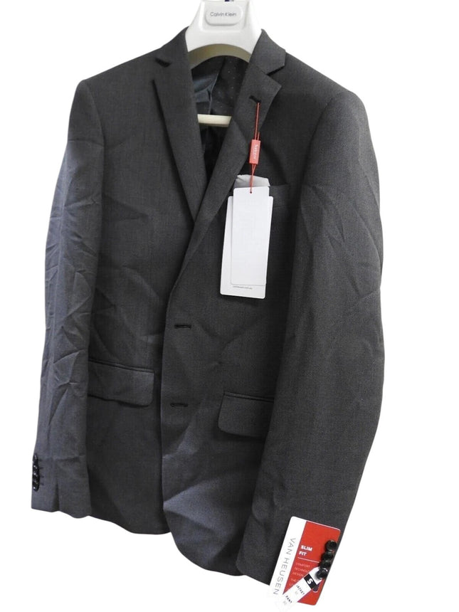Van Heusen Men's Slim Fit Suit Jacket, Charcoal , Size - 92