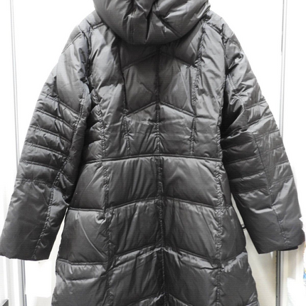 London Fog Women's Plus-Size Mid-Length Faux-Fur Collar Down Coat with Hood - 1X