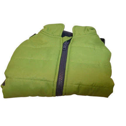 Puppia Smart Tag PAPD-VT1366 Authentic Mountaineer II Winter Vest, Green - Large