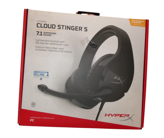 HyperX Cloud Stinger S – Gaming Headset, for PC, Virtual 7.1 Surround Sound