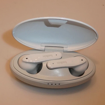 Belkin Soundform Nano Bluetooth Earbuds for Kids with Built-in Microphone, White