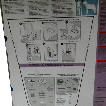 PetSafe Electronic SmartDoor - Collar Activated Dog and Cat Door - Small to Larg