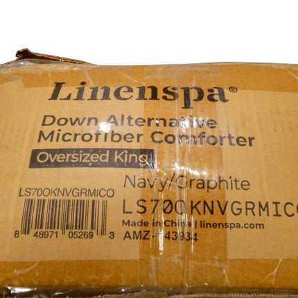 LINENSPA Reversible Down Alternative Comforter and Duvet Insert - All-Season Com