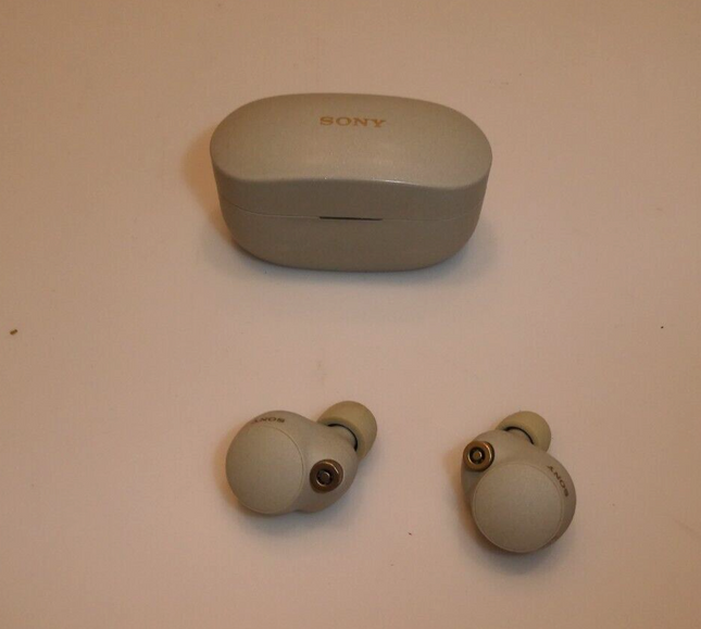 Sony WF-1000XM4 True Wireless Noise-Cancelling Headphones - Silver