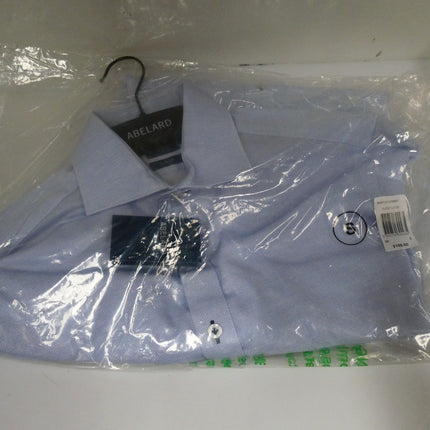 Abelard Men's Waffle Dobby Shirt Slim Fit, Sky, Small