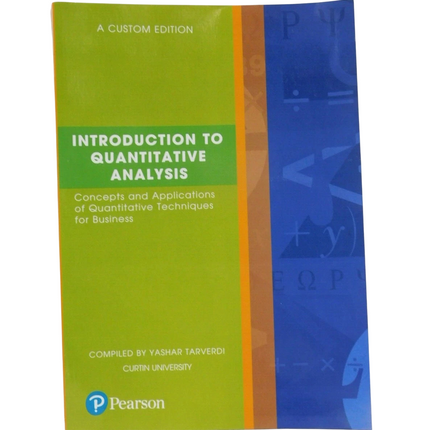 Introduction to Quantitative Analysis (Custom Edition)