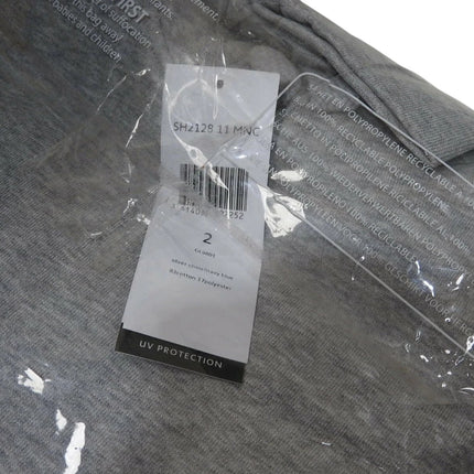 Lacoste Men's Hooded Pullover Sweatshirt, Silver Chine/Navy Blue, Size - XS