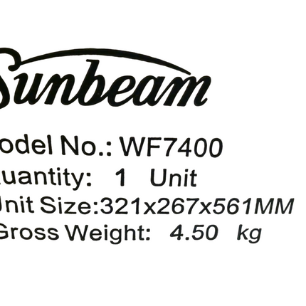 Sunbeam WF7400 Ambient Compact Water Purifier | 4.3L Water Tank | 2L Fridge Jug