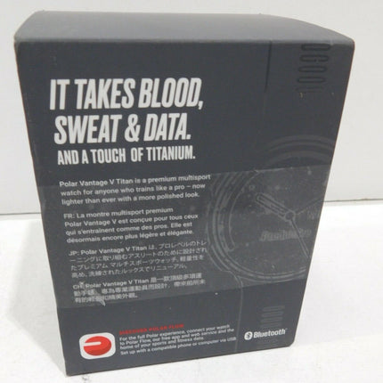 Polar Vantage V Titan Heart Rate Sensor Watch - Black/Red