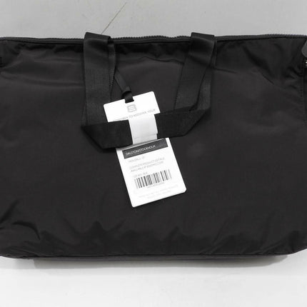 Knomo Dalston Stockholm, 15" Laptop Cross-Body Holdall, with Flat Bottom - Black