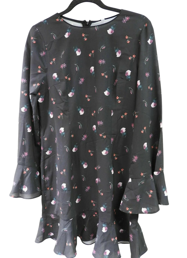 Cooper St Women's Lovebird Long Sleeve Mini Dress, Print Dark, 10