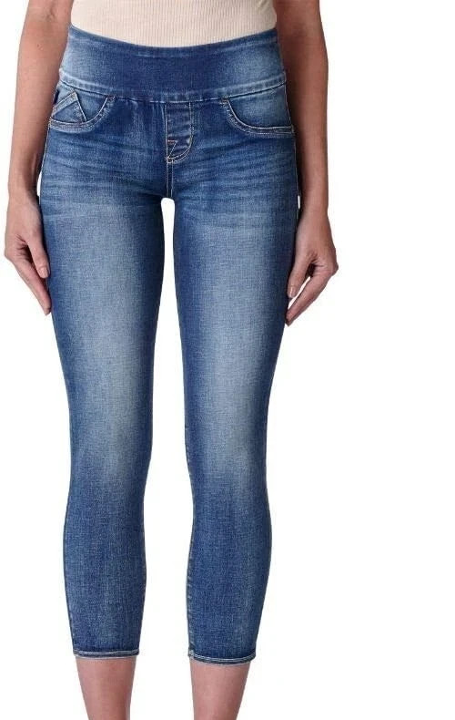 Rock & Republic Women's Denim Rx Fever Stretch Crop Capri Jean, No Refills - 14