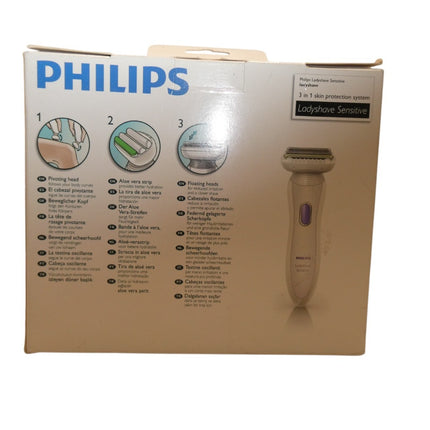 Philips HP6366 Rechargeable Lady Shaver with Skin Protection System