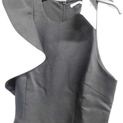 Cooper St - Jasmine High Neck Fitted Dress | Black | Size 8