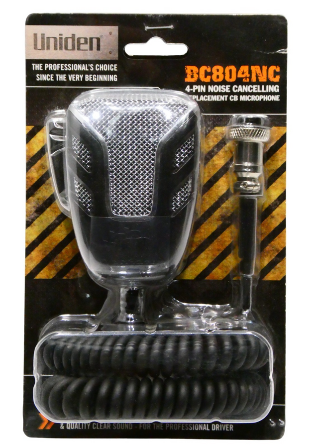 Uniden BC804NC 4-Pin Microphone for Uniden Bearcat CB Radios
