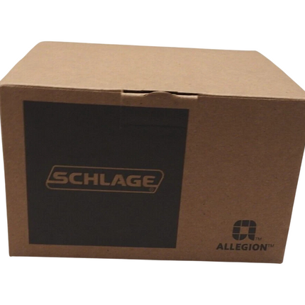 Schlage Residential F10 GEO 619 CAM Georgian Knob with Camelot Rose Passage Lock