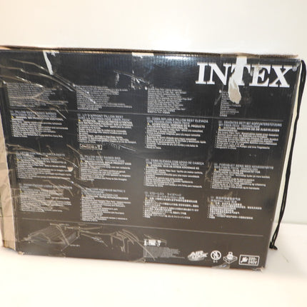 Intex Dura-Beam Plus Series Essential Rest Airbed with Internal Electric Pump